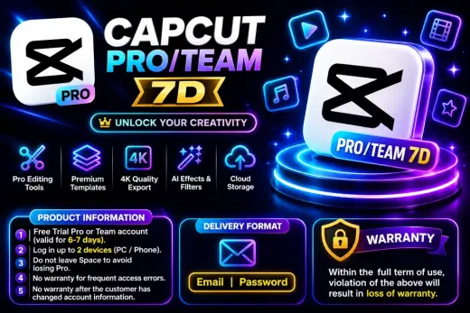 Capcut 7 price in Pakistan